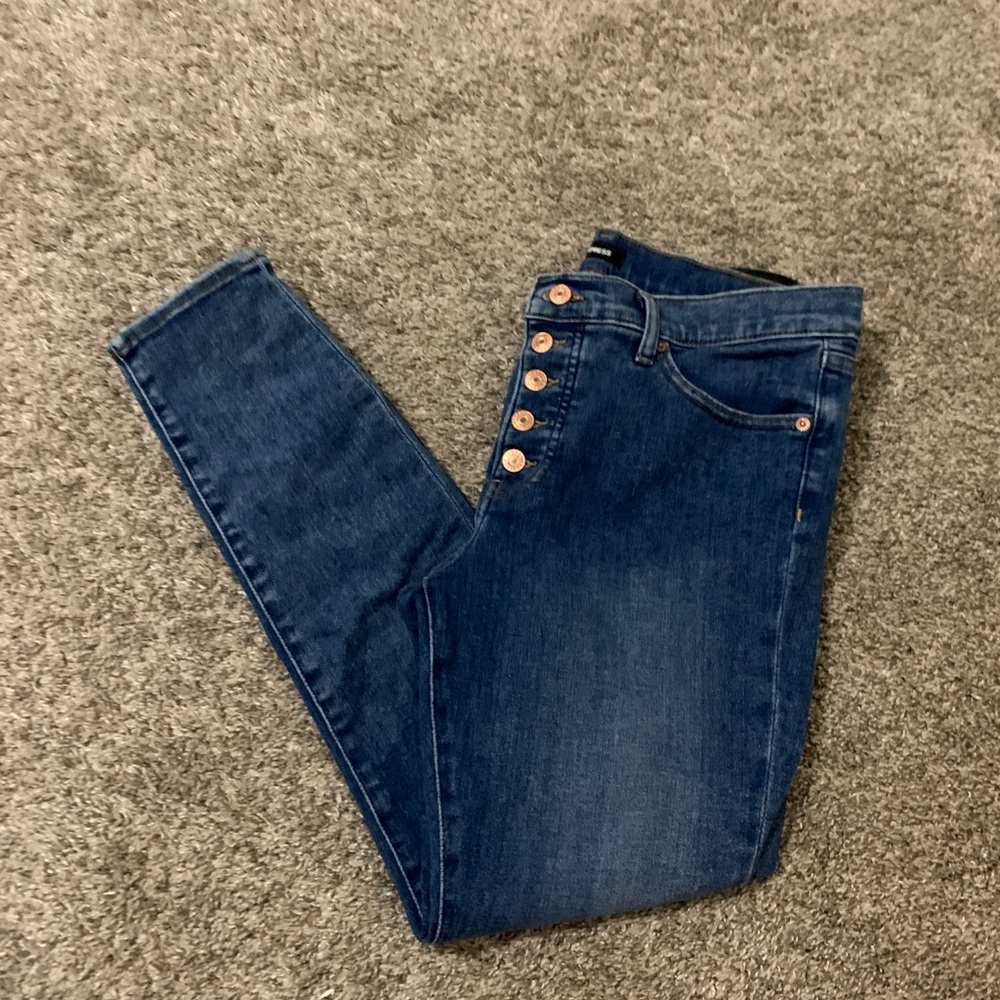 Express jeans size 12 mid rise